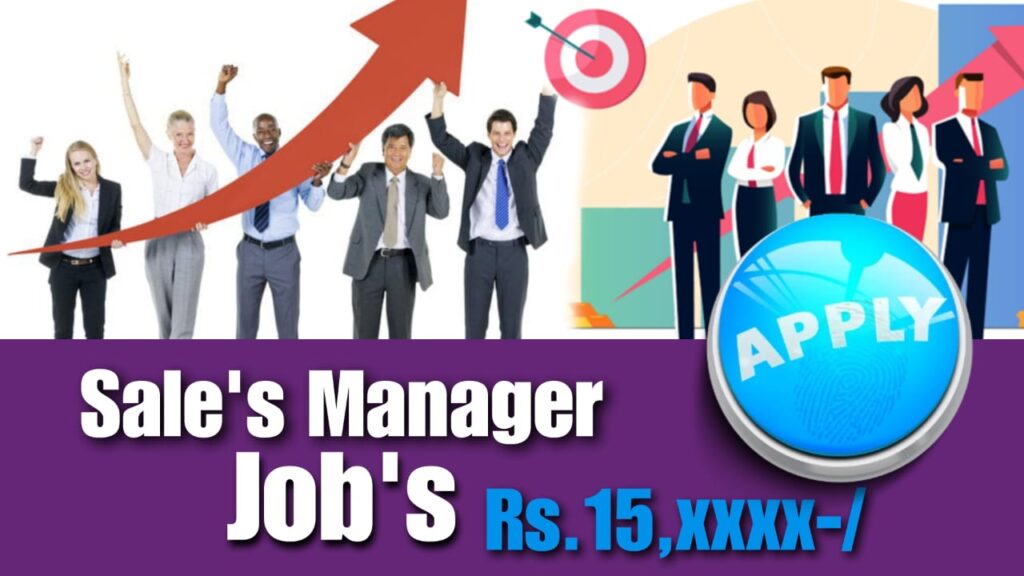 sales manager job