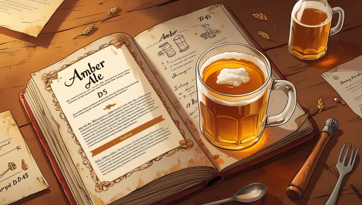 Amber Ale Recipe with Amber Candi Syrup D-45