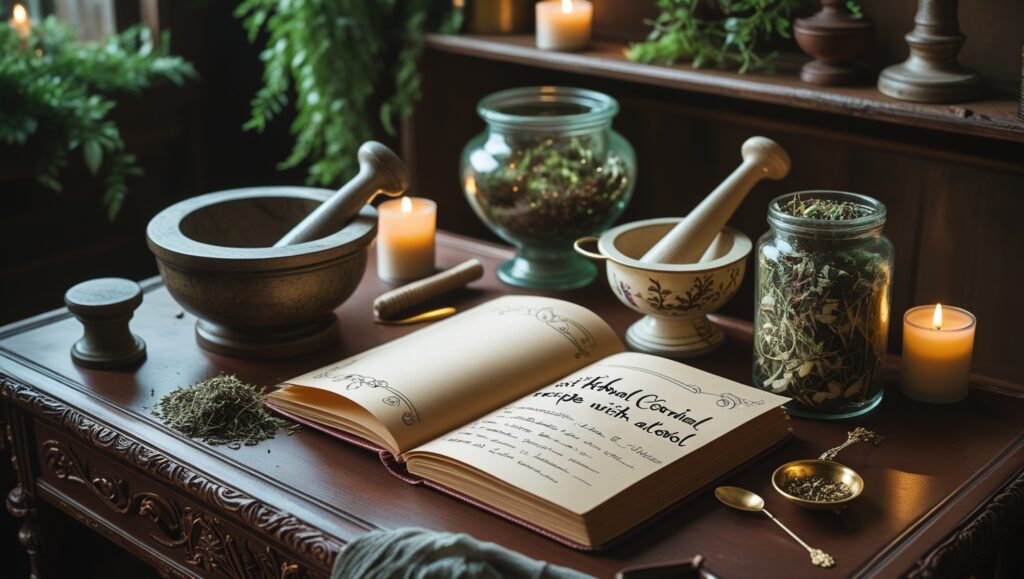 Herbal Cordial Recipe with Alcohol